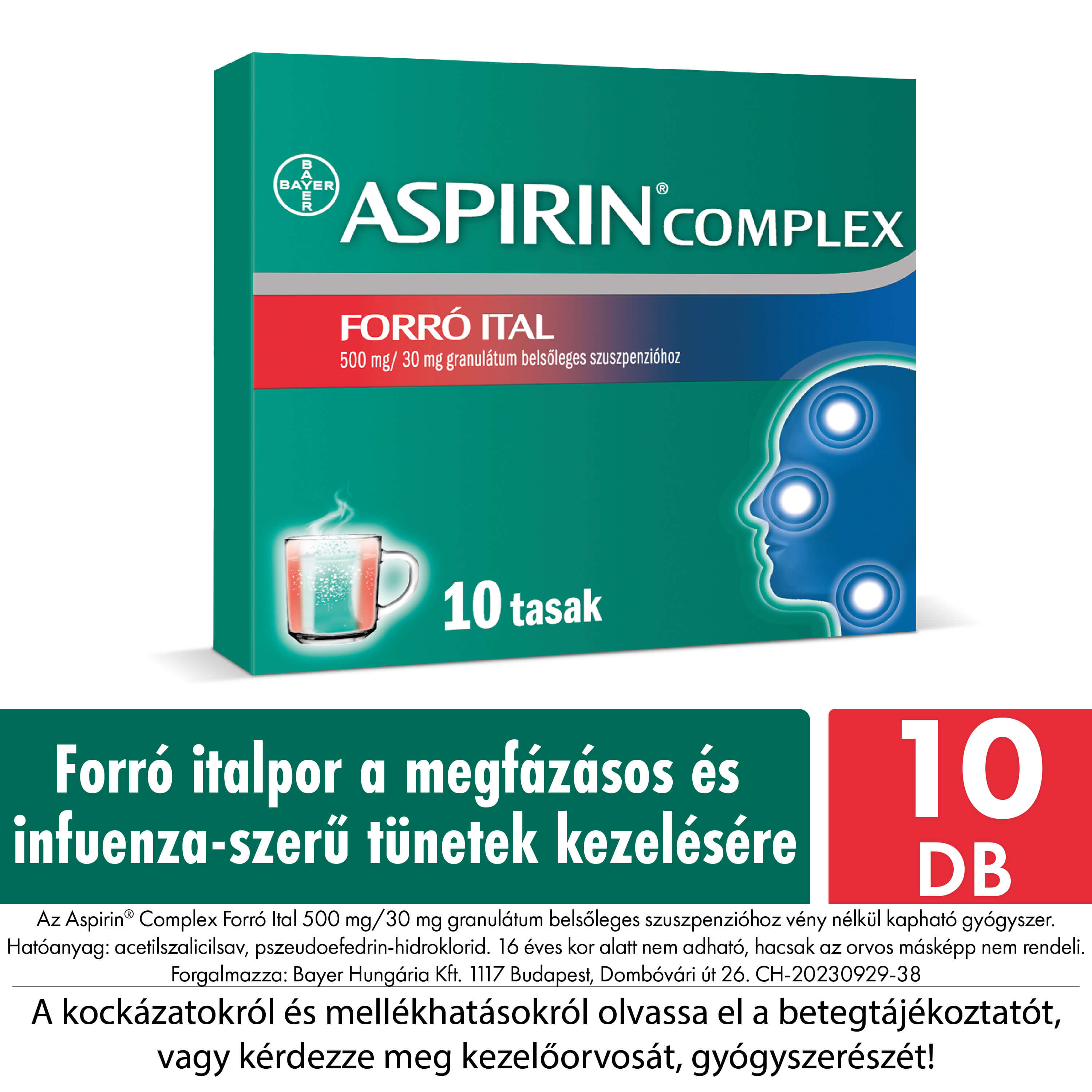 Aspirin Complex 10 darabos kiszerelés